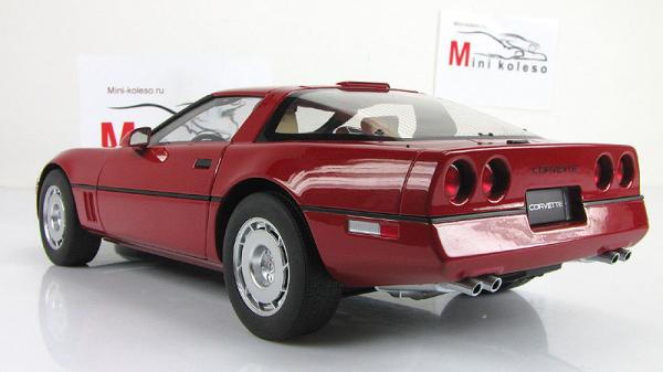 CHEVROLET CORVETTE (Autoart) [1986г., Красный, 1:18]