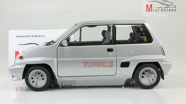 HONDA CITY TURBO II (Autoart) [1983г., Серебристый, 1:18]