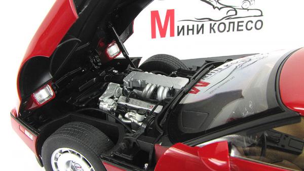 CHEVROLET CORVETTE (Autoart) [1986г., Красный, 1:18]