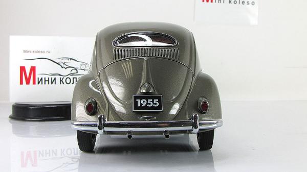 VOLKSWAGEN BEETLE KAEFER LIMOUSINE (Autoart) [1955г., Серый, 1:18]
