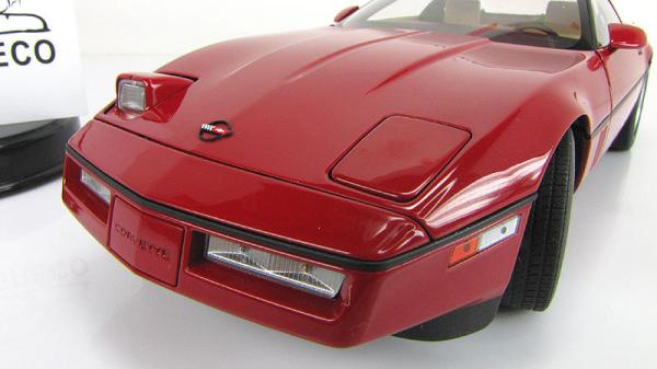 CHEVROLET CORVETTE (Autoart) [1986г., Красный, 1:18]