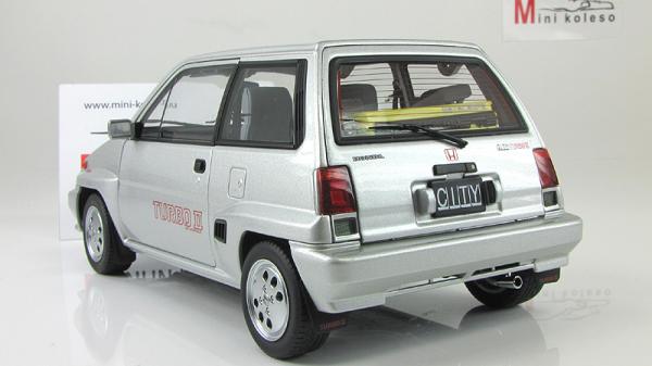 HONDA CITY TURBO II (Autoart) [1983г., Серебристый, 1:18]