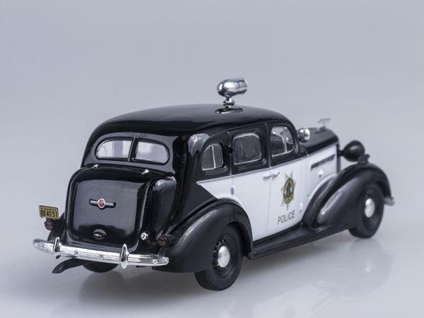 Buick Special, Полиция Калифорнии, США (DeAgostini (Полицейские машины мира)) [1962г., Черный и белый, 1:43]