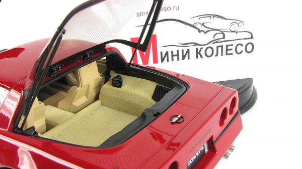 CHEVROLET CORVETTE (Autoart) [1986г., Красный, 1:18]