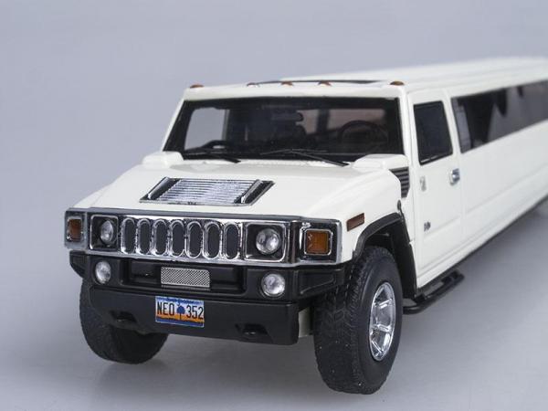 Hummer H2 Лимузин (Neo Scale Models) [2006г., Белый, 1:43]