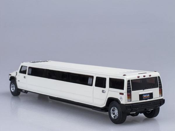 Hummer H2 Лимузин (Neo Scale Models) [2006г., Белый, 1:43]