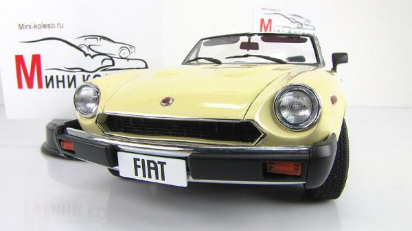 FIAT 124 SPIDER (Autoart) [1966г., Кремовый, 1:18]