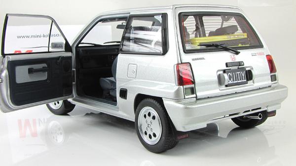 HONDA CITY TURBO II (Autoart) [1983г., Серебристый, 1:18]