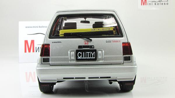 HONDA CITY TURBO II (Autoart) [1983г., Серебристый, 1:18]