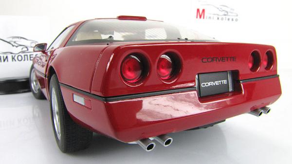 CHEVROLET CORVETTE (Autoart) [1986г., Красный, 1:18]