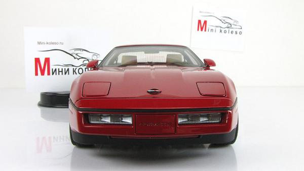 CHEVROLET CORVETTE (Autoart) [1986г., Красный, 1:18]