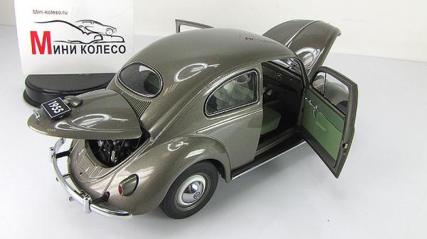 VOLKSWAGEN BEETLE KAEFER LIMOUSINE (Autoart) [1955г., Серый, 1:18]