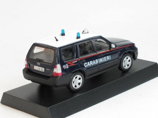 Subaru Forester IV, Итальянские карабинеры (DeAgostini (Полицейские машины мира)) [2007г., Темно-синий и белый, 1:43]