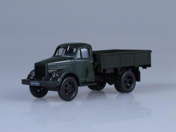 ГАЗ-51А (Наш Автопром) [1946г., Зеленый, 1:43]