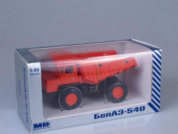 БелАЗ-540 (MD Models) [1965г., Красный, 1:43]