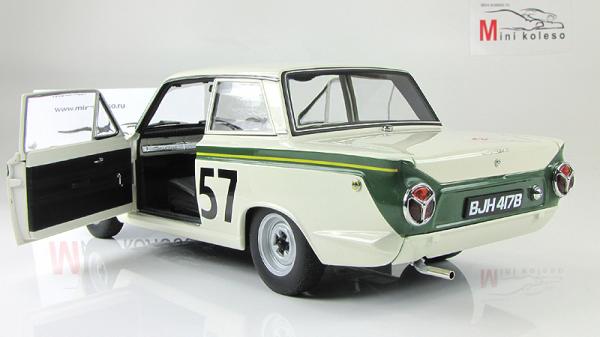 LOTUS MKI CRYSTAL PALACE SALOON CAR RACE 1964 WINNER - JIM CLARK #57 (Autoart) [1964г., бежевый, 1:18]