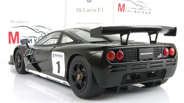 MCLAREN F1 STEALTH MODEL - GRAN TURISMO GT5 (Autoart) [1998г., Черный, 1:18]