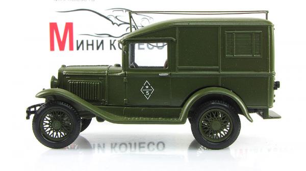 ГАЗ-4 АK-5 радиостанция (ALF) [1933г., Зеленый, 1:43]