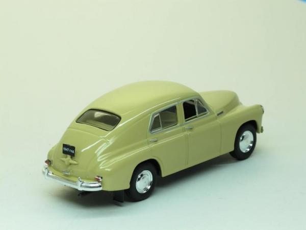 ГАЗ-М20 Победа, 2-я серия (Наш Автопром) [1948г., Бежевый, 1:43]