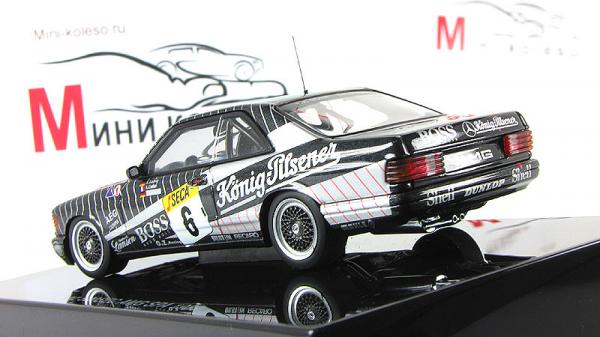 MERCEDES-BENZ 500 SEC (W126) AMG 24 HRS RACE SPA FRANCHORCHAMPS LUDWIG/CUDINI/MULLER 1989 #6 (Autoart) [1989г., Черный, 1:43]