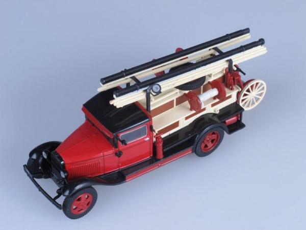 ПМГ-1 (ГАЗ-АА) пожарный (DeAgostini (Автомобиль на службе)) [1932г., Красный, 1:43]