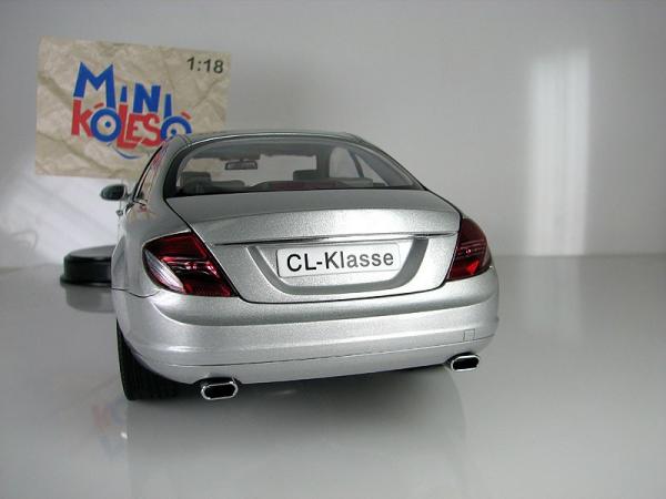 Mercedes-Benz CL COUPE (Autoart) [2006г., Серебристый, 1:18]