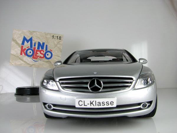 Mercedes-Benz CL COUPE (Autoart) [2006г., Серебристый, 1:18]