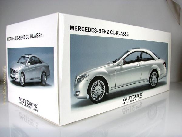 Mercedes-Benz CL COUPE (Autoart) [2006г., Серебристый, 1:18]