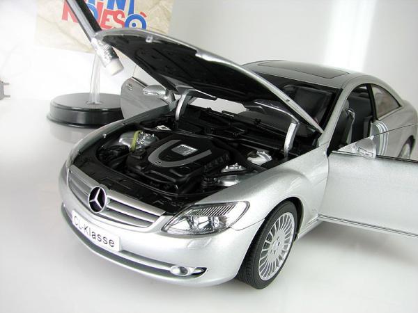 Mercedes-Benz CL COUPE (Autoart) [2006г., Серебристый, 1:18]