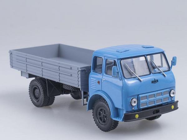 МАЗ-500А бортовой (Наш Автопром) [1970г., Голубой и серый, 1:43]
