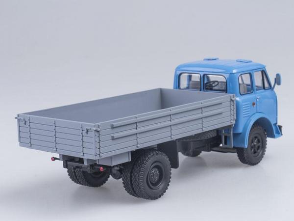 МАЗ-500А бортовой (Наш Автопром) [1970г., Голубой и серый, 1:43]