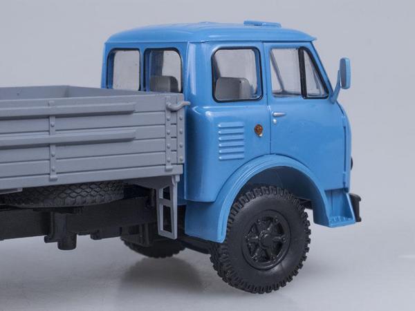 МАЗ-500А бортовой (Наш Автопром) [1970г., Голубой и серый, 1:43]