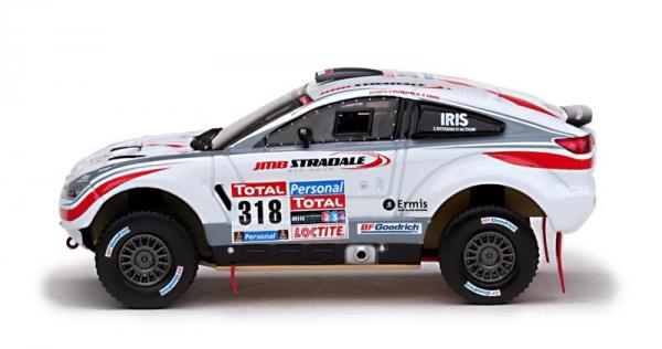 Mitsubishi Lancer - #318 N.Misslin/J.M.Polato, Dakar Rally (Vitesse) [2010г., Белый, 1:43]
