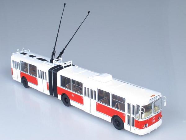 ЗиУ-10 (ЗиУ-683) троллейбус (Start Scale Models (SSM)) [1986г., Белый с красным, 1:43]