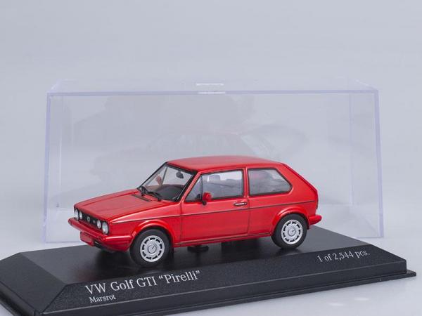 Volkswagen Golf GTI (Minichamps) [1983г., Красный, 1:43]