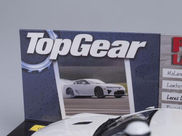Lexus LFA - Top Gear + Stig (Minichamps) [2010г., Белый, 1:43]