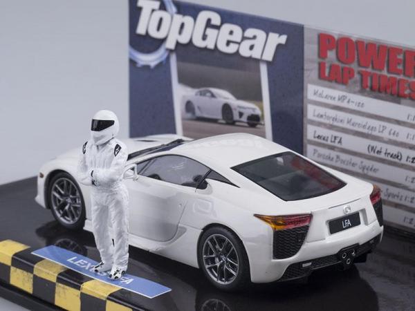 Lexus LFA - Top Gear + Stig (Minichamps) [2010г., Белый, 1:43]