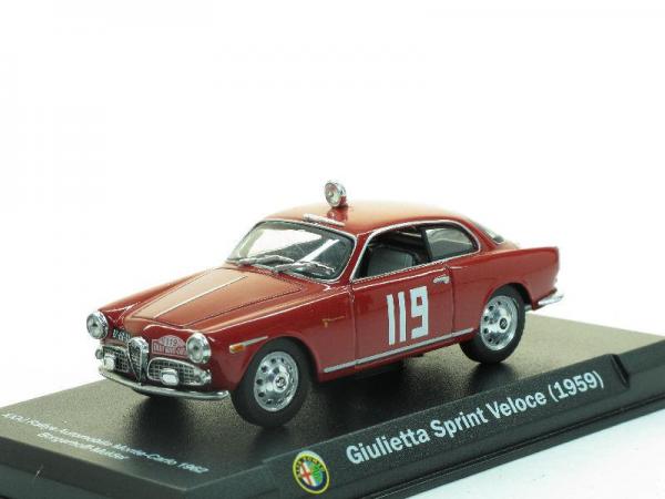Alfa Romeo Giulitta Sprint Veloce - #119 (Alfa Romeo Sport Collection) [1959г., Красный, 1:43]