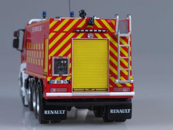 Renault Kerax 8x8 пожарный "FMOGP" (Norev) [2008г., Красный, 1:43]