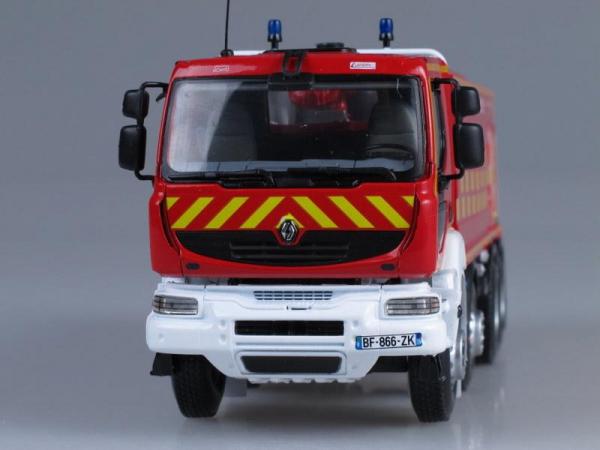 Renault Kerax 8x8 пожарный "FMOGP" (Norev) [2008г., Красный, 1:43]