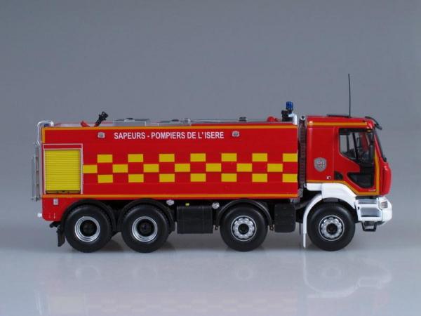 Renault Kerax 8x8 пожарный "FMOGP" (Norev) [2008г., Красный, 1:43]