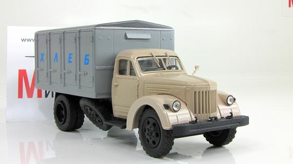 УралЗИС-355, фургон "Хлеб" (Vector-Models) [1934г., Бежевый и серый, 1:43]