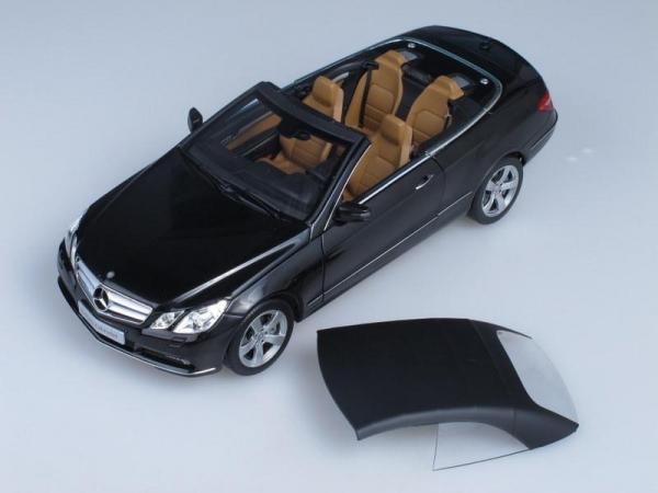 Mercedes E-Klasse Cabriolet (Norev) [2009г., Черный, 1:18]
