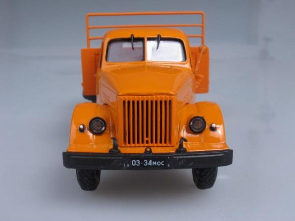 ГАЗ-51В бортовой длиннобазный, конверсия (НАП) (Vector-Models) [1957г., Оранжевый, 1:43]