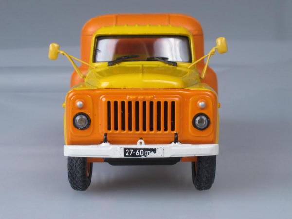 ПУ-20 (ГАЗ-52-04) подметально-уборочная машина (Vector-Models) [1960г., Оранжевый с желтой кабиной, 1:43]
