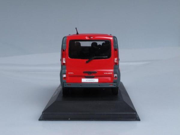 Opel Vivaro Kastenwagen (Minichamps) [2006г., Красный, 1:43]