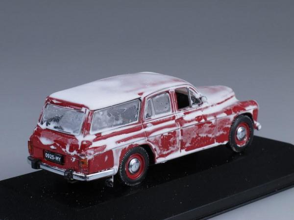 Warszawa 203 Kombi покрытая снегом (IST Models) [1960г., Красный, 1:43]