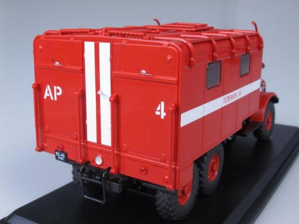 Рукавный автомобиль АР-2 на шасси ЗИЛ-157К (Start Scale Models (SSM)) [1966г., Красный с белым, 1:43]