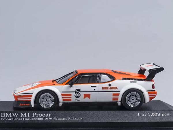 BMW M1 Procar N.Lauda Procar Series, 1979 (Minichamps) [1978г., Белый с оранжевым, 1:43]
