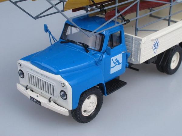 ГАЗ-53А спортивная гребля "Динамо" (Vector-Models) [1961г., Голубой с белым, 1:43]